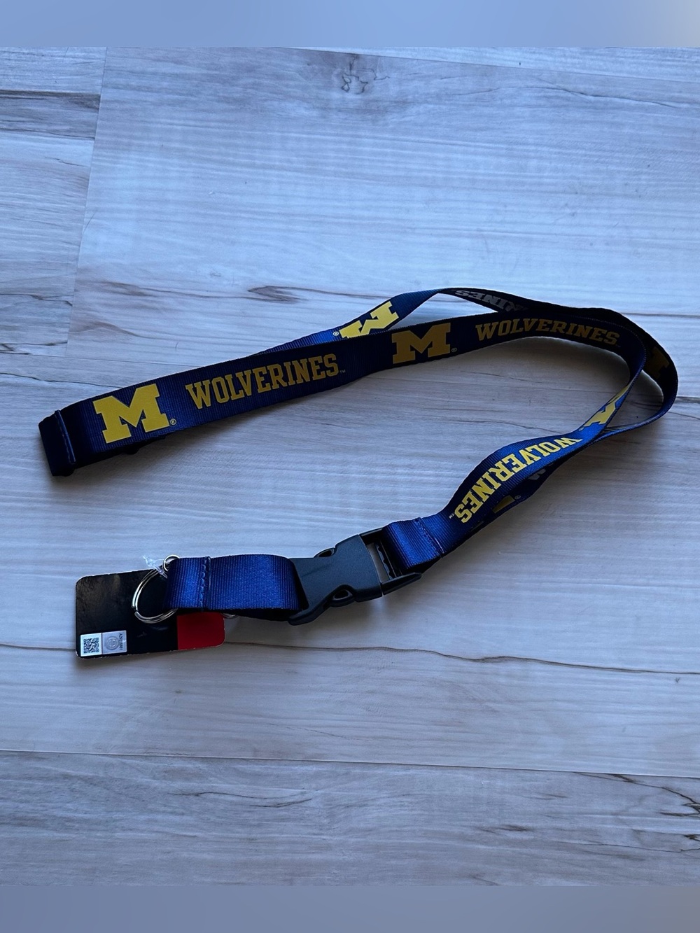 Michigan Wolverines Blue Lanyard
